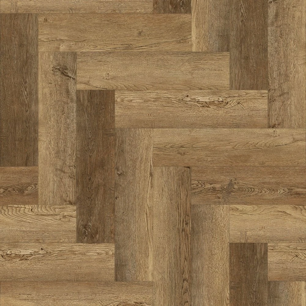 Liberty Floors Farmhouse Oak - Lifestyle SPC Herringbone 5.5mm Rigid Core Vinyl Flooring (305106) - Image 2