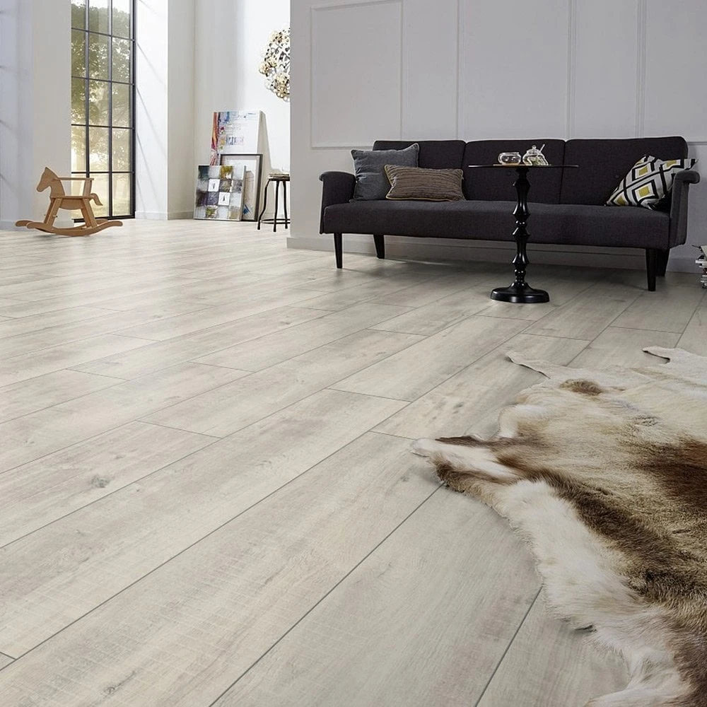 Kronotex Gala Oak White - Exquisite Plus 8mm Laminate Flooring (221380) - Image 3