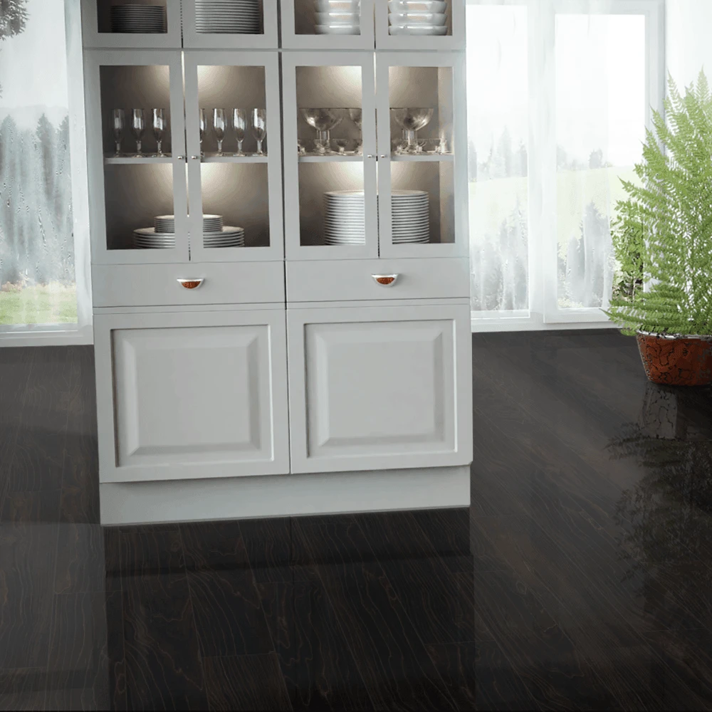 Liberty Floors Karoo Maple - Lustre 8mm High Gloss Laminate Flooring (217787) - Image 3