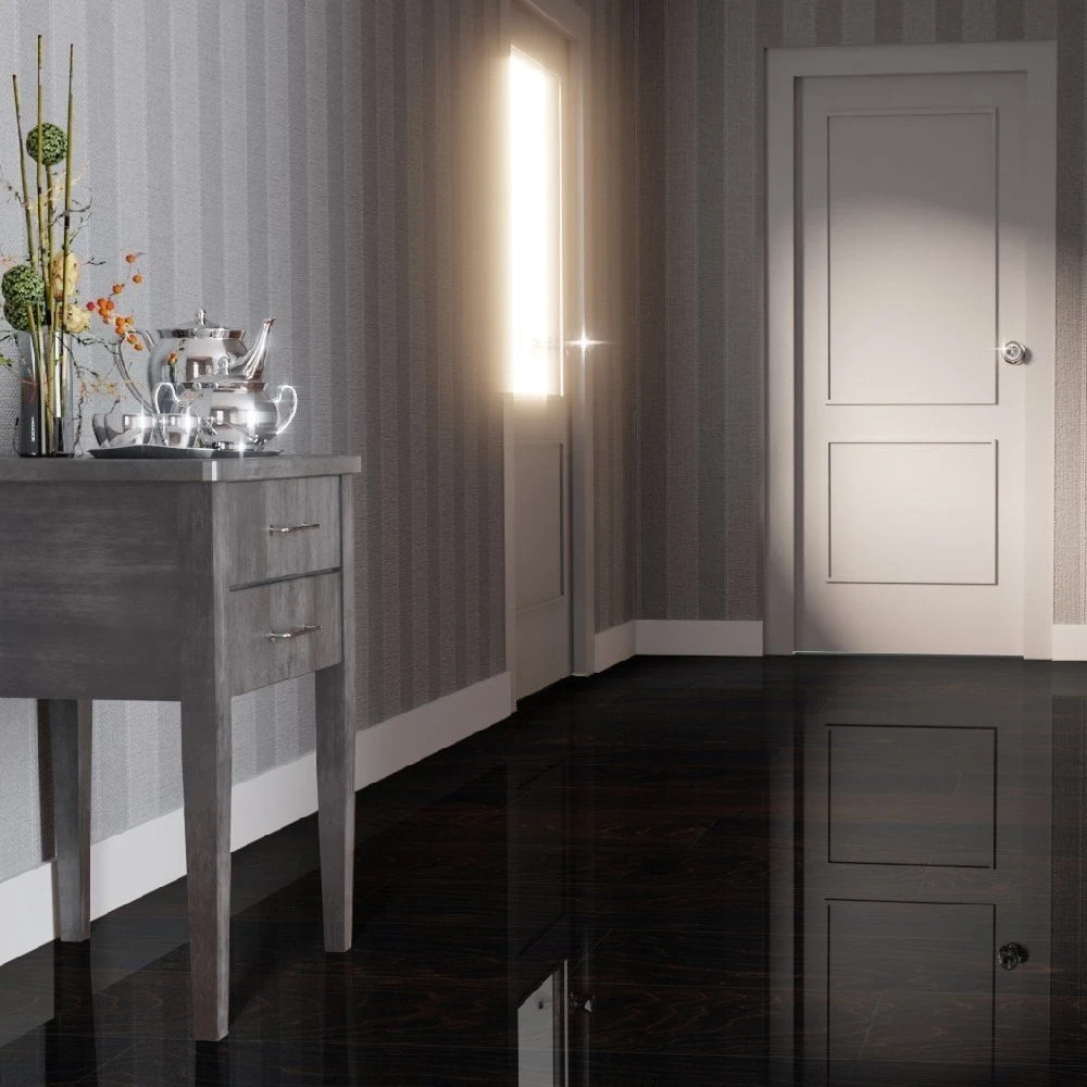 Liberty Floors Karoo Maple - Lustre 8mm High Gloss Laminate Flooring (217787) - Image 5