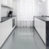 Liberty Floors Light Grey - Lustre Flawless 8mm High Gloss Laminate Flooring (183656)