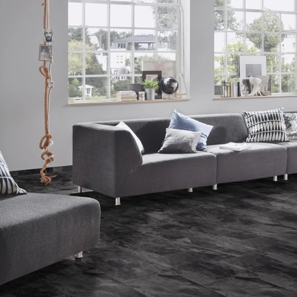 Krono Original Nightfall Slate - Impressions 8mm Laminate Flooring (219265)