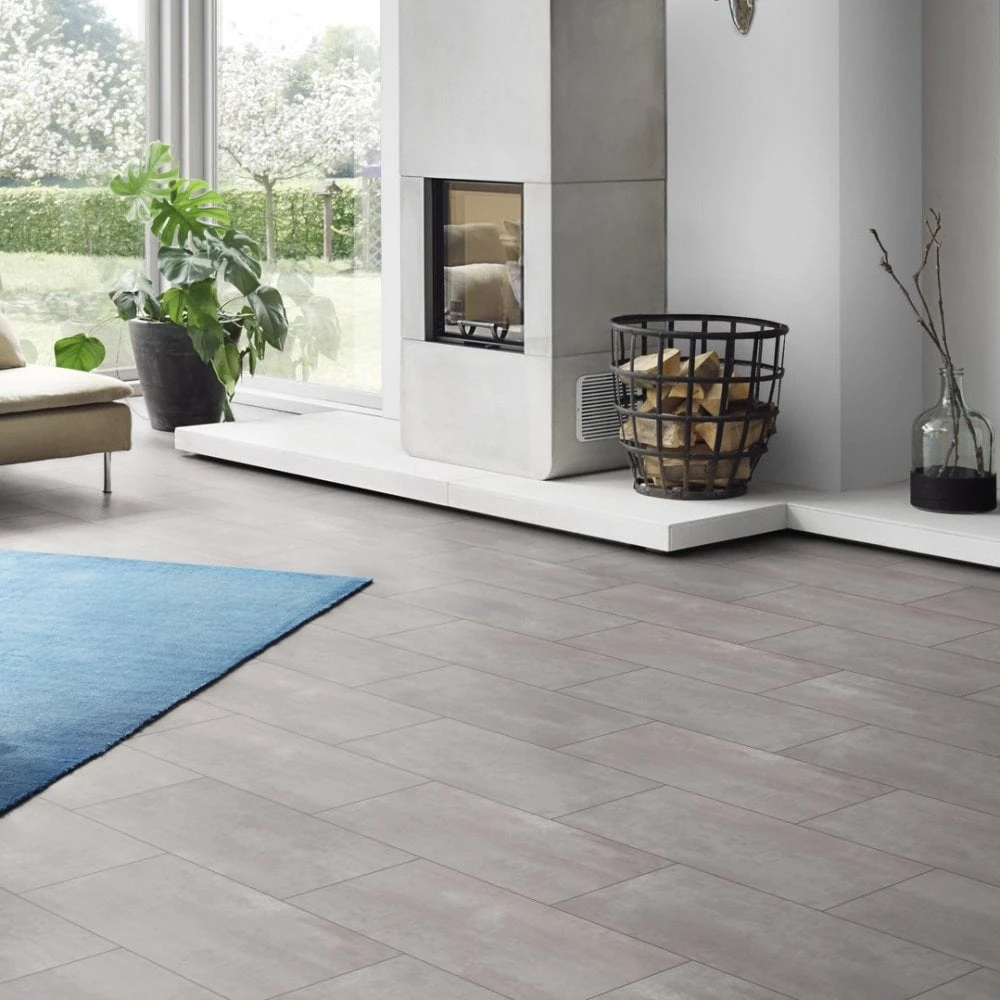 Krono Original Pearl Grey - Impressions 8mm Laminate Flooring (249793) - Image 3