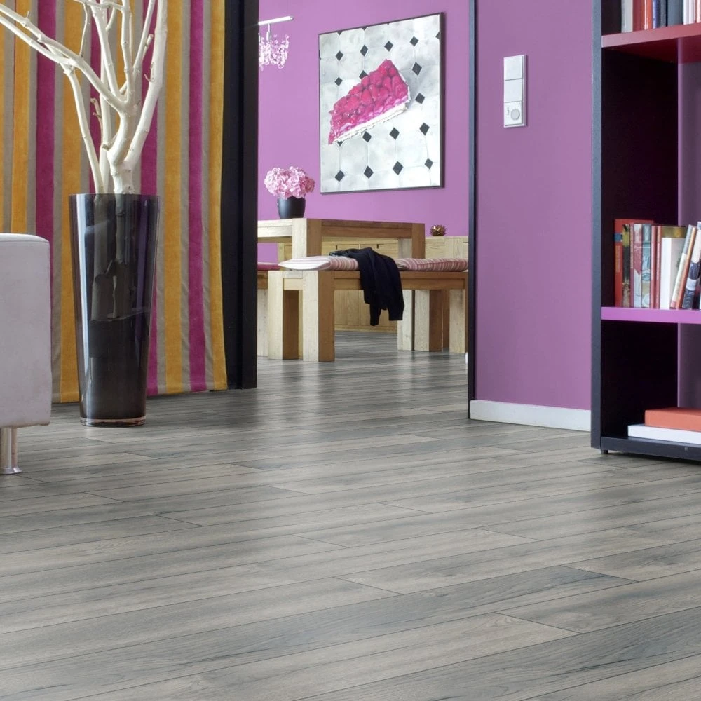 Kronotex Pettersson Grey Oak - Exquisite 8mm Laminate Flooring (160202)