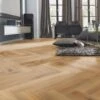 Kronotex Pisa Oak - Herringbone 8mm Laminate Flooring (222941)
