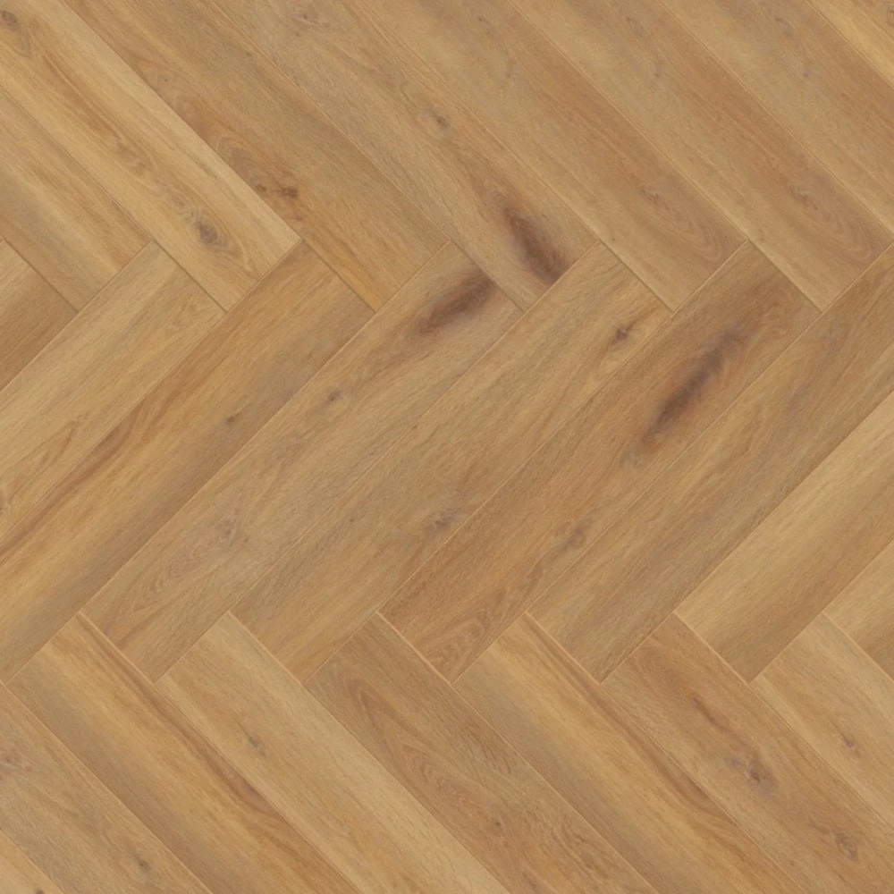Kronotex Pisa Oak - Herringbone 8mm Laminate Flooring (222941) - Image 4