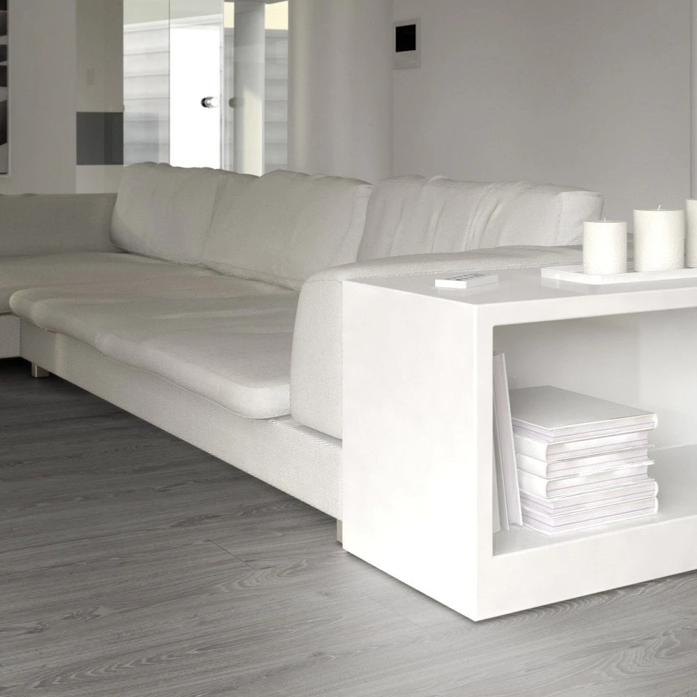 Kronotex Timeless Grey Oak - Robusto Villa 12mm Laminate Flooring (217736) - Image 8