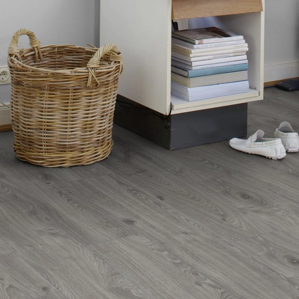 Kronotex Timeless Grey Oak - Robusto Villa 12mm Laminate Flooring (217736) - Image 7