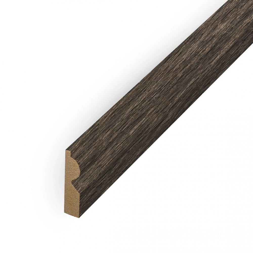 Leader Walnut Torus Laminate Skirting Board (2.4m) - Image 3